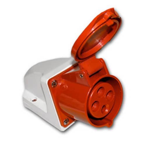 Купить Розетка силовая IEK 4 контакта стационарная 32 А 380 В по низкой цене