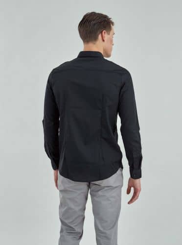 Купить Рубашка Piazza Italia чёрная по низкой цене