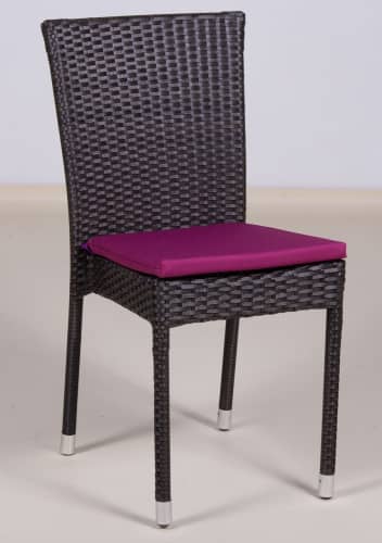 Купить Стул ТЕРРАСА Люкс КРЫМ плетеный с подушкой жгут 30834 по низкой цене