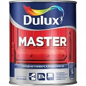 Купить Эмаль Dulux Master 30 алкидная универсальная база BС полуматовая 10 л по низкой цене