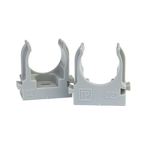 Купить Крепеж-клипса Промрукав для труб, d=20 мм по низкой цене