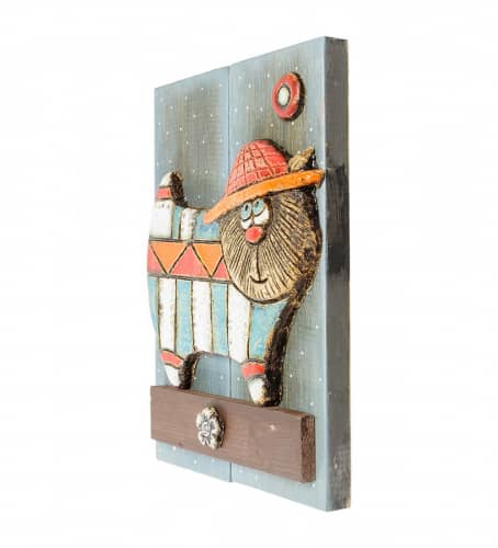 Купить KK-523 Панно КоКо Шамель "Кот в шляпе" шамот по низкой цене