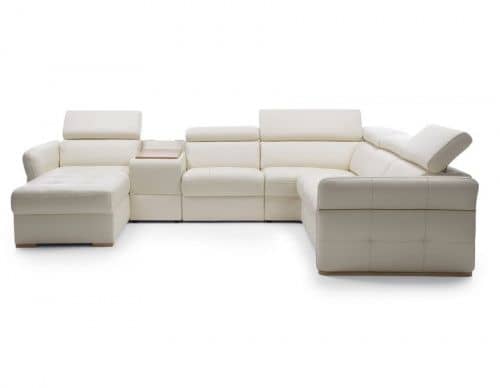 Купить Диван Gala Collezione Massimo угловой в коже по низкой цене