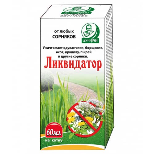 Купить Средство от сорняков Ликвидатор Доктор Грин 60 мл по низкой цене