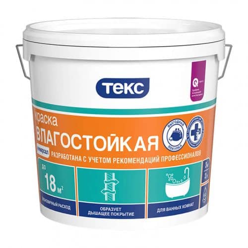 Купить Краска ТЕКС Универсал в/д влагостойкая 3 кг (1,8 л) по низкой цене