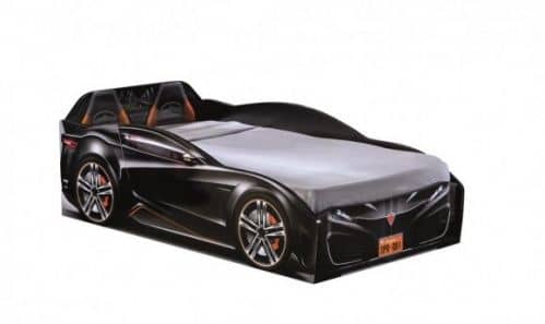 Купить Кровать-машина Cilek Carbed Spyder черная, 70х130 по низкой цене