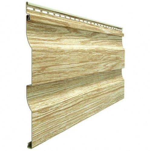 Купить Сайдинг Docke Lux Корабельный брус D4.5D Рябина, виниловый, 3660 мм для наружной отделки дома по низкой цене