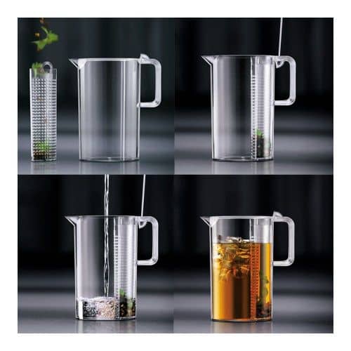 Купить Кувшин для напитков с фильтром BODUM Ceylon, 1.5л, цвет прозрачный по низкой цене