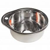 Купить Мойка Premial 4843 кухонная, капля, стальная, полированная 0,8 мм по низкой цене