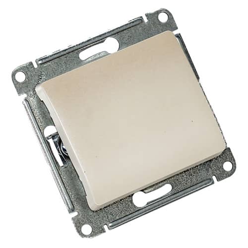 Купить Выключатель проходной одноклавишный Schneider Electric Глосса без рамки перламутр по низкой цене