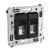 Купить Устройство зарядное USB DKC 4402543 Avanti Черный квадрат по низкой цене