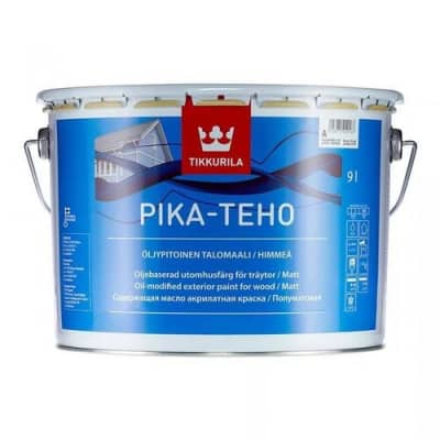 Купить Краска Tikkurila Pika-Teho A в/д фасадная 9 л по низкой цене