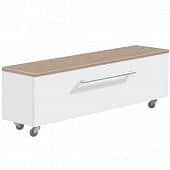 Купить Тумба Акватон Логика 110 выкатная Лен 1A047203LOD60 по низкой цене