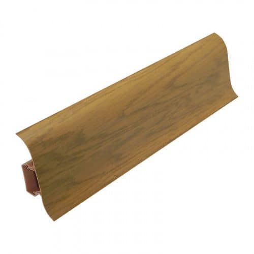 Деревянный, металлический, пластиковый напольный плинтус.