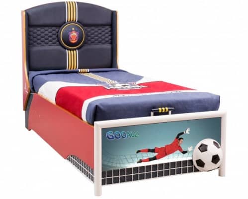 Купить Кровать Cilek Football с подъемным механизмом, 90х190 см по низкой цене