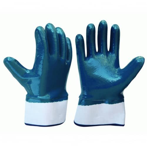 Купить Перчатки КЩС тип 1 с крагой нитриловые по низкой цене