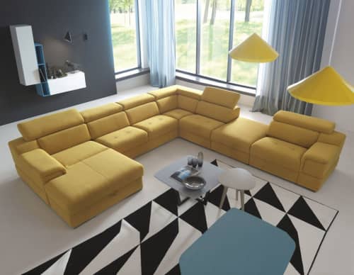 Купить Диван Gala Collezione Luciano модульный в ткани по низкой цене