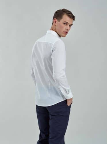 Купить Рубашка Piazza Italia белая по низкой цене