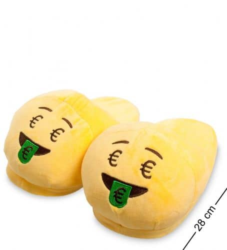 Купить Тапочки Lovely Joy Смайлик Деньги по низкой цене