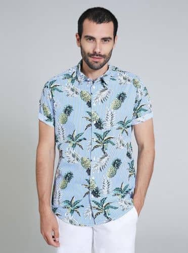 Купить Рубашка Piazza Italia светло-голубая по низкой цене