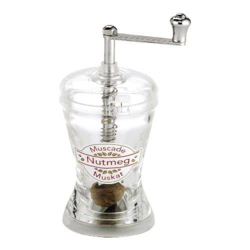 Купить Мельница Cole&Mason Nutmeg для мускатного ореха прозрачная по низкой цене