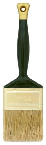 Купить Кисть Варяг плоская, натуральная, светлая щетина, 70 мм по низкой цене