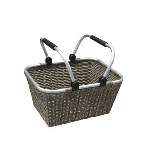 Купить Корзина плетеная 40х30х20 см со складными ручками по низкой цене