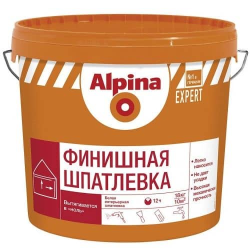 Купить Шпатлевка Alpina Expert Feinspachtel Finish финишная 15 кг по низкой цене
