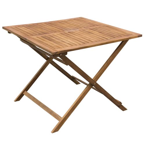 Купить Стол садовый 90х90 см акация по низкой цене