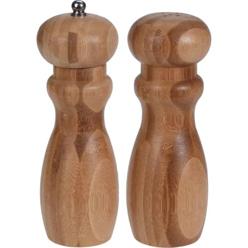 Купить Мельница для перца и соли бамбуковая с керамическим ножом по низкой цене