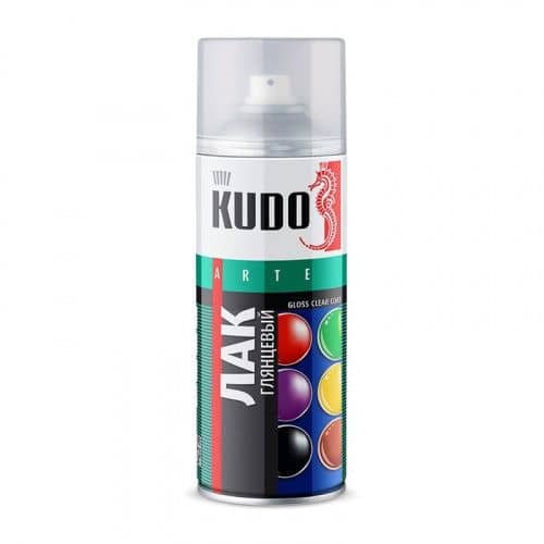 Купить Лак KUDO KU-9002 акриловый, универсальный, глянцевый 0,52 л по низкой цене