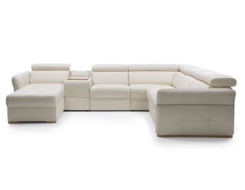 Купить Диван Gala Collezione Massimo угловой в коже по низкой цене