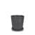 Купить Горшок керамический Лофт d15 см графит по низкой цене