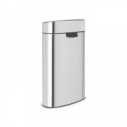 Купить Бак Brabantia Touch Bin New мусорный, двухсекционный, стальной матовый, FPP, 10/23 л по низкой цене