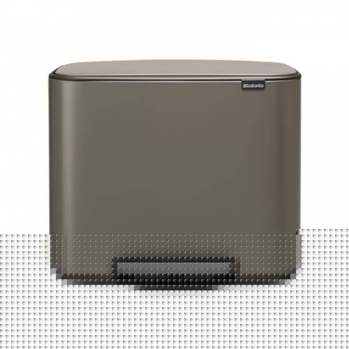 Купить Бак Brabantia Pedal Bin Bo мусорный, платиновый, 3х11 л по низкой цене