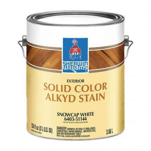 Купить Пропитка Sherwin Williams Exterior Solid Color Alkyd Stain укрывная для дерева, 3,8 л по низкой цене