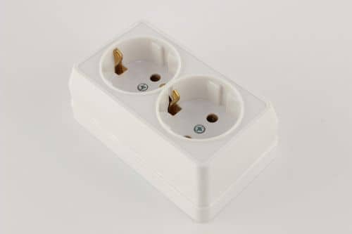 Купить Розетка IEK РС22-3-ОБ Октава двухместная по низкой цене