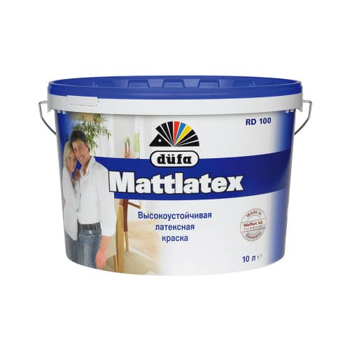 Купить Краска моющаяся латексная dufa Mattlatex 10 л по низкой цене