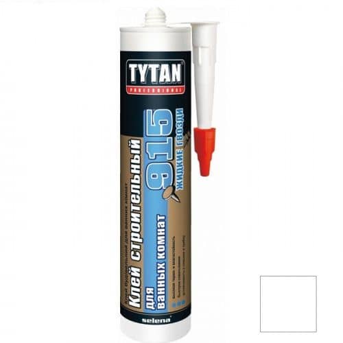Купить Монтажный клей ЖИДКИЕ ГВОЗДИ Tytan Professional №915 строительный для ванных комнат белый 440 г по низкой цене