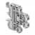 Купить Колодка клеммная JXB-4/35 двойная тип L сер. PROxima EKF plc-jxb-2-4/35L-gy по низкой цене