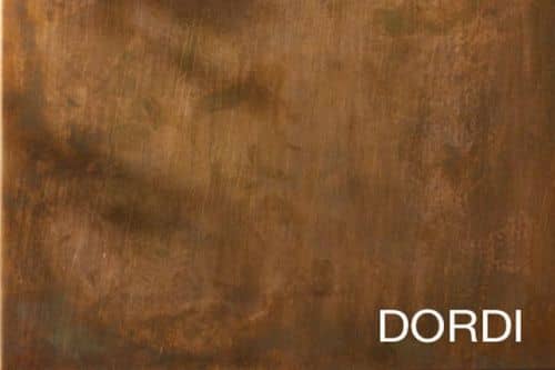 Металлическая плитка Dordi Терра медная