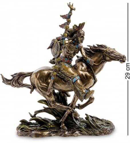 Купить Статуэтка Veronese Индеец на коне WS-438 по низкой цене