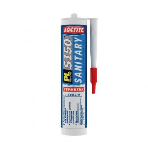 Купить Герметик Loctite PL S150 силиконовый, санитарный, белый 280 мл по низкой цене