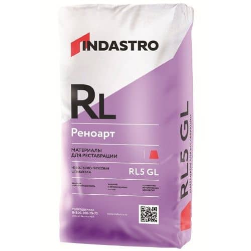 Купить Шпатлевка Индастро Реноарт RL5 GL известково-гипсовая 20 кг по низкой цене