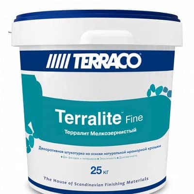 Купить Штукатурка Terraco декоративная мраморная 25 кг по низкой цене