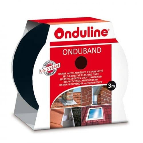 Купить Лента Ондулин Ондубанд битумная, самоклеящаяся, свинец, 3000х50 мм по низкой цене