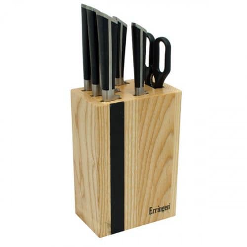 Купить Ножи Erringen кухонные на деревянной подставке по низкой цене