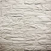 Купить Плитка гипсовая Вертикальный 24х6,2х1 см упаковка 1 м2 по низкой цене