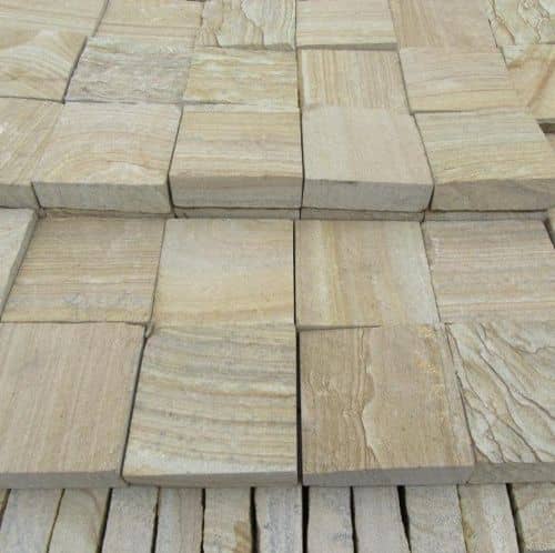 Купить Плитка из песчаника, серо-зеленая пиленая, 2х20х40 см по низкой цене