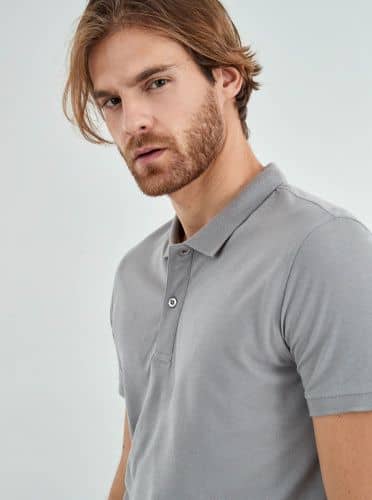 Купить Футболка-поло Piazza Italia серая по низкой цене